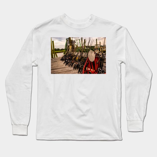 Calabash Fishing Long Sleeve T-Shirt by KensLensDesigns